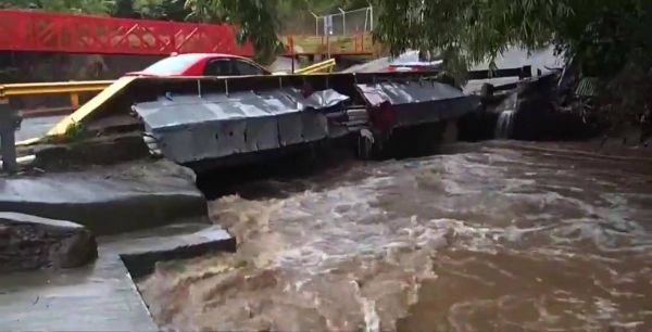 Des ravages provoqués par la tempête Nate au Costa Rica