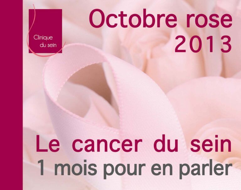 Octobre rose : mobilisation contre le cancer du sein