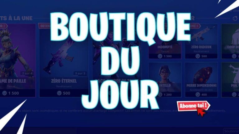 boutique Fortnite